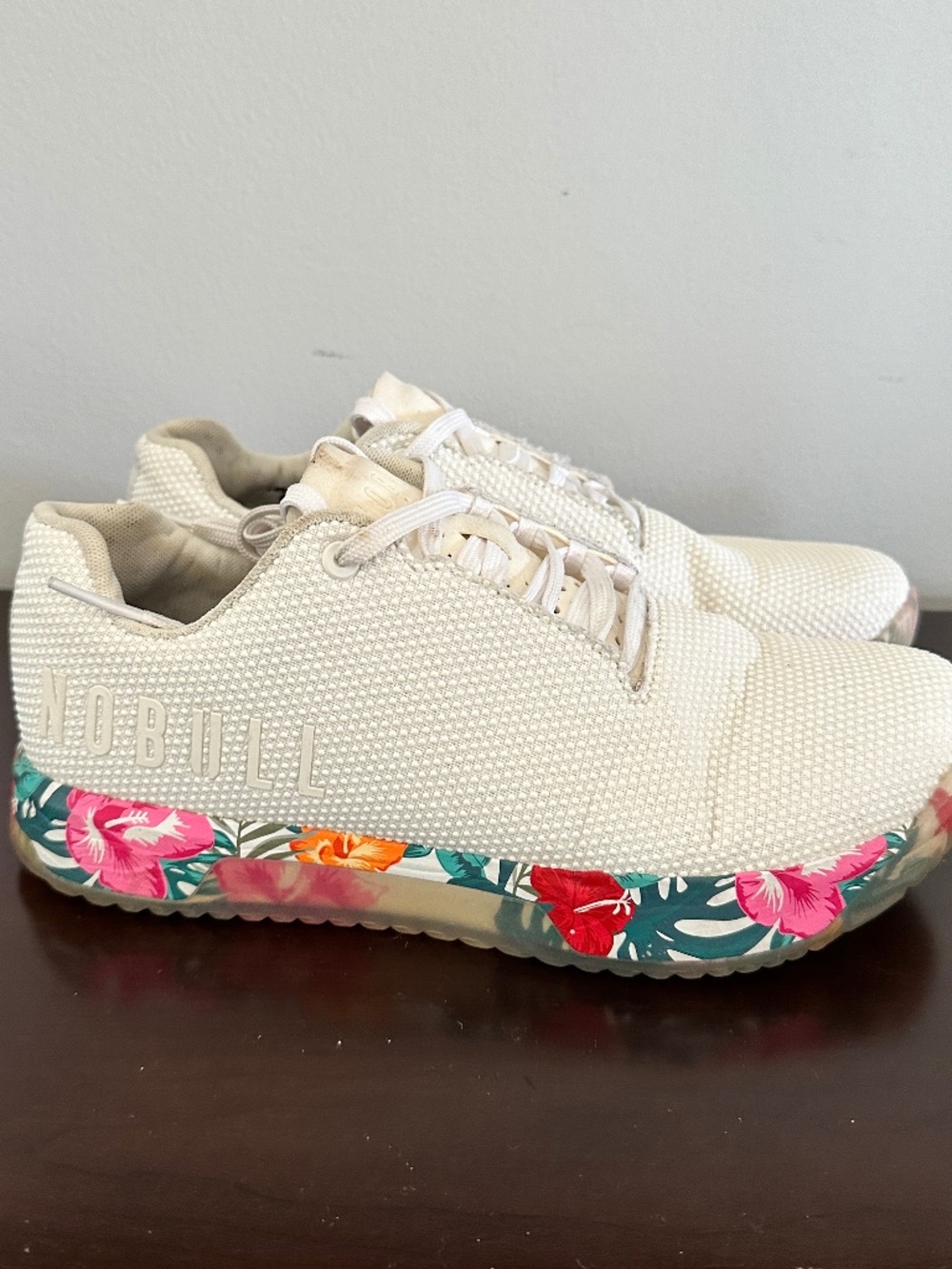 Nobull Superfabric Trainer Women's Size 10 Workout Gym Shoes White